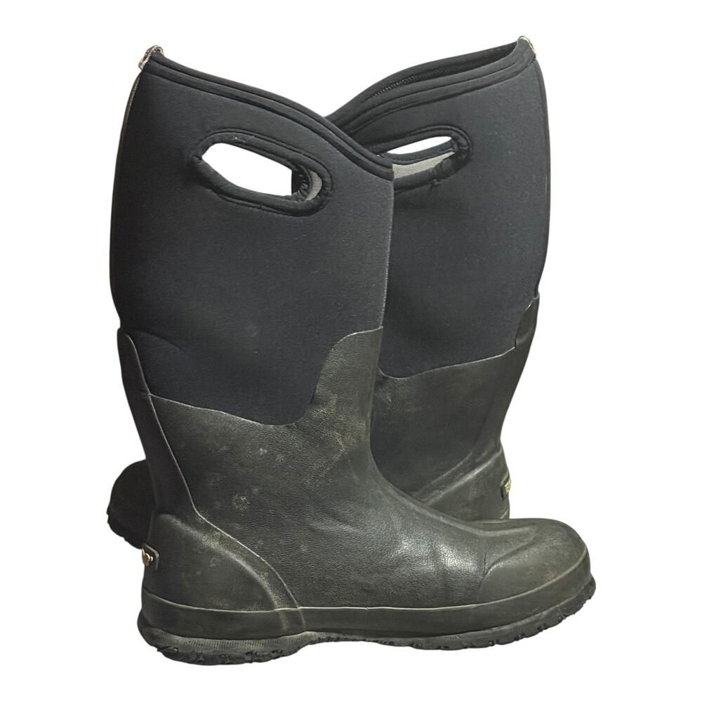 Bogs Classic High Handles Black Waterproof Insulated Boots Women's Size 10 -40 - Picture 8 of 9